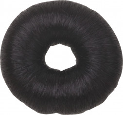 Валик для прически DEWAL, искусственный волос, черный d8 см